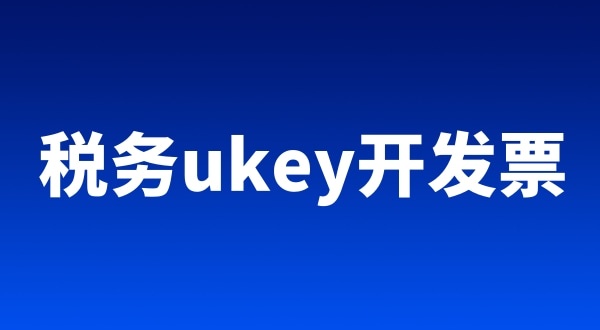 税务ukey、金税盘、税控盘都有哪些区别（开票工具有哪些）