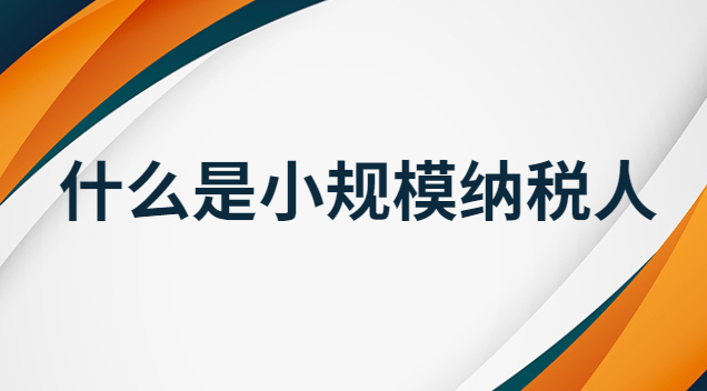 什么是小规模纳税人认证(什么是小规模纳税人专票)