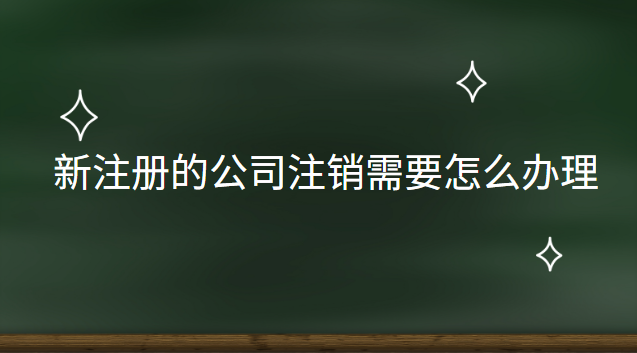 新公司注销怎么办理流程(最新整理公司注销流程及费用)